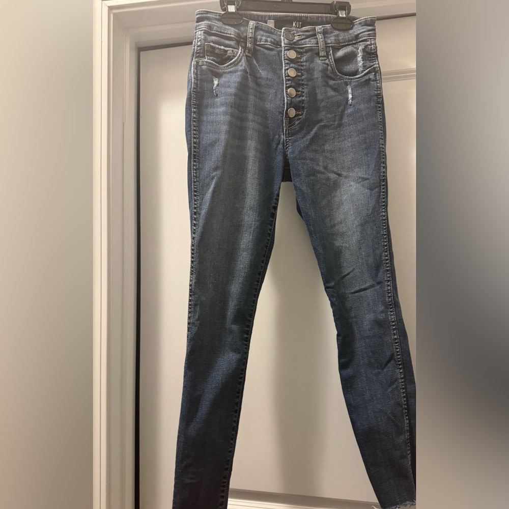 Kut from the Kloth Dark Wash Skinny Jeans